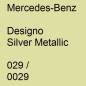 Preview: Mercedes-Benz, Designo Silver Metallic, 029 / 0029.